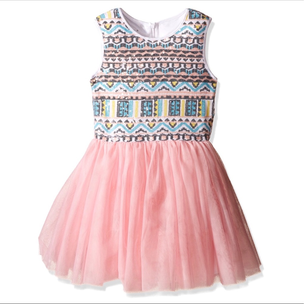 Pippa and Julie sequin to mesh dress size 10